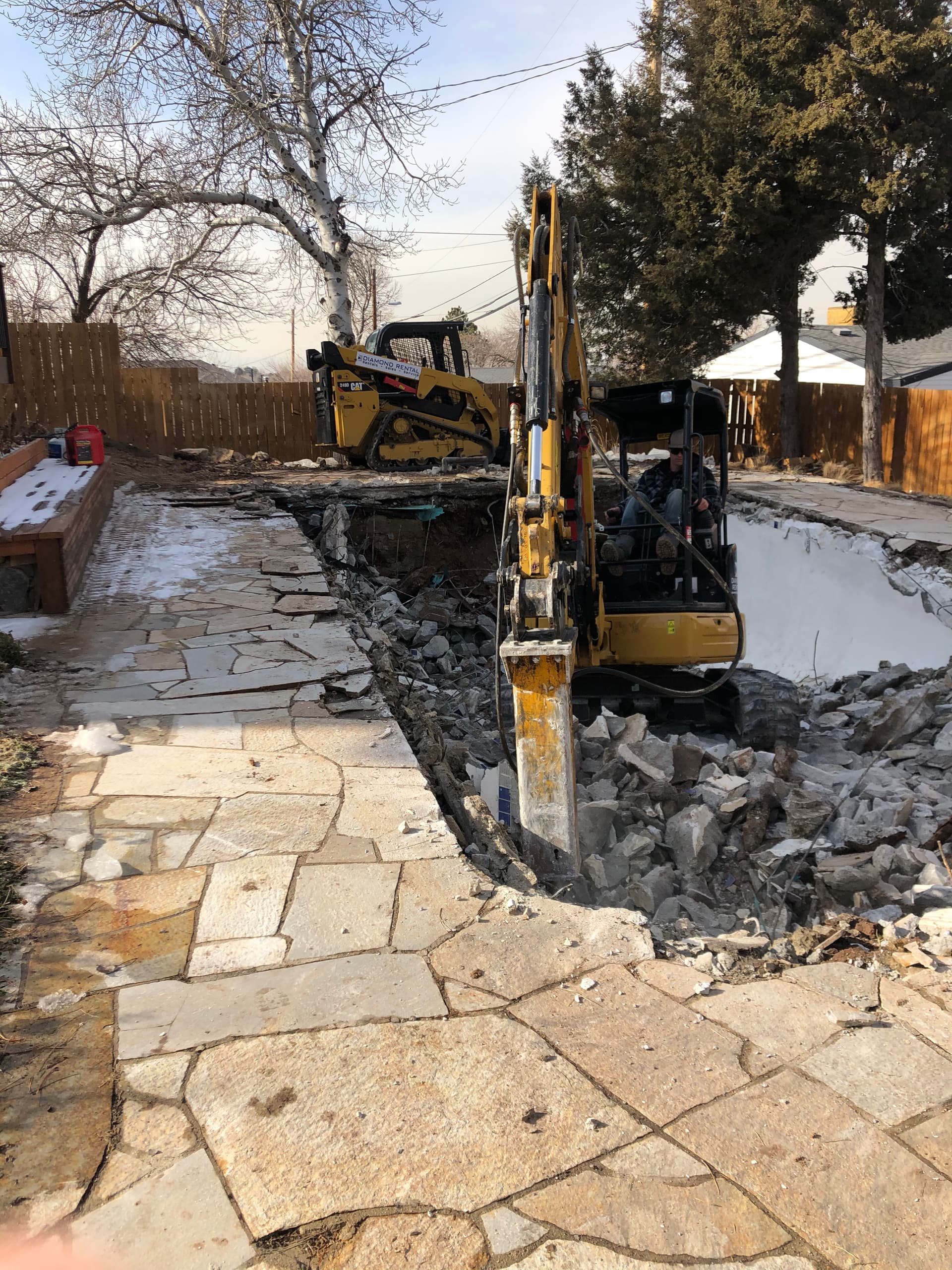 Gallery photos for Leaking Pool Removed to Reclaim Backyard Space: Image #1