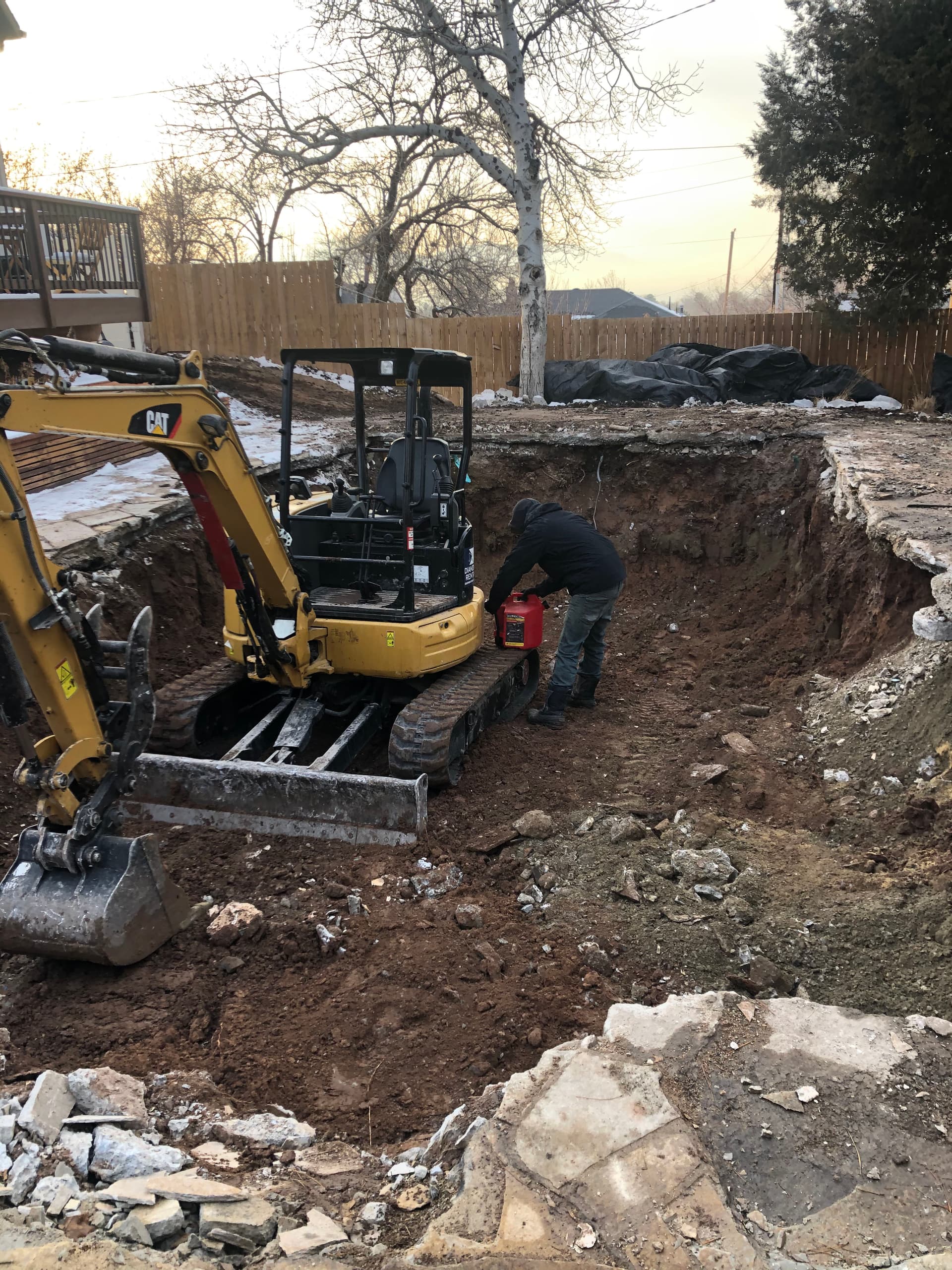 Gallery photos for Leaking Pool Removed to Reclaim Backyard Space: Image #4