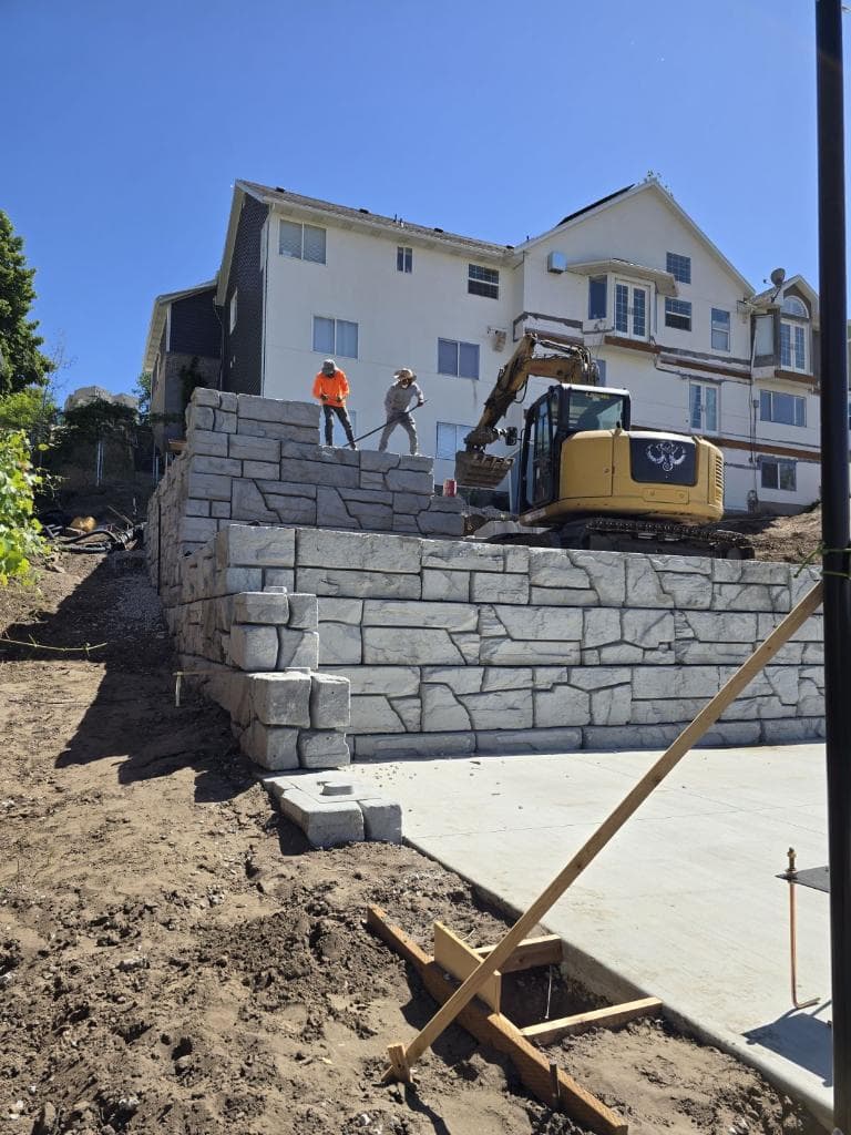 Project Impressive Retaining Walls Project image