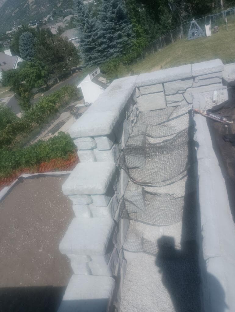 Gallery photos for Tiered Stone Retaining Walls Built to Handle Serious Slopes: Image #2